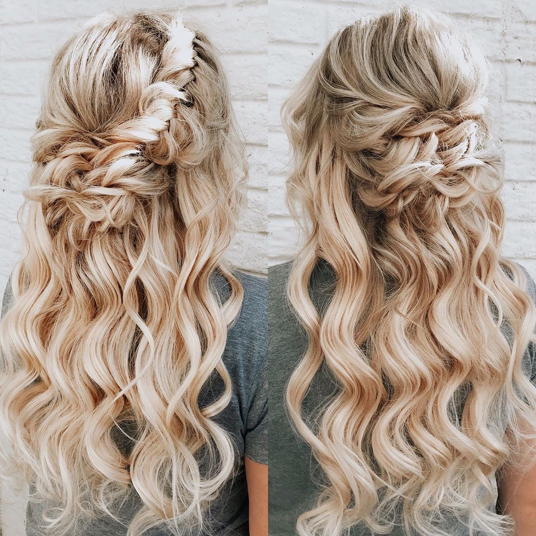 Acconciatura sposa per capelli lunghi
