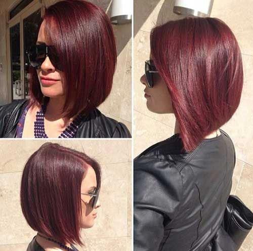 Bob invertito rosso mogano