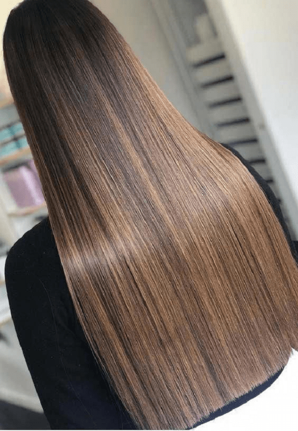 capelli cioccolato liscio
