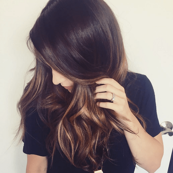 balayage di nocciole