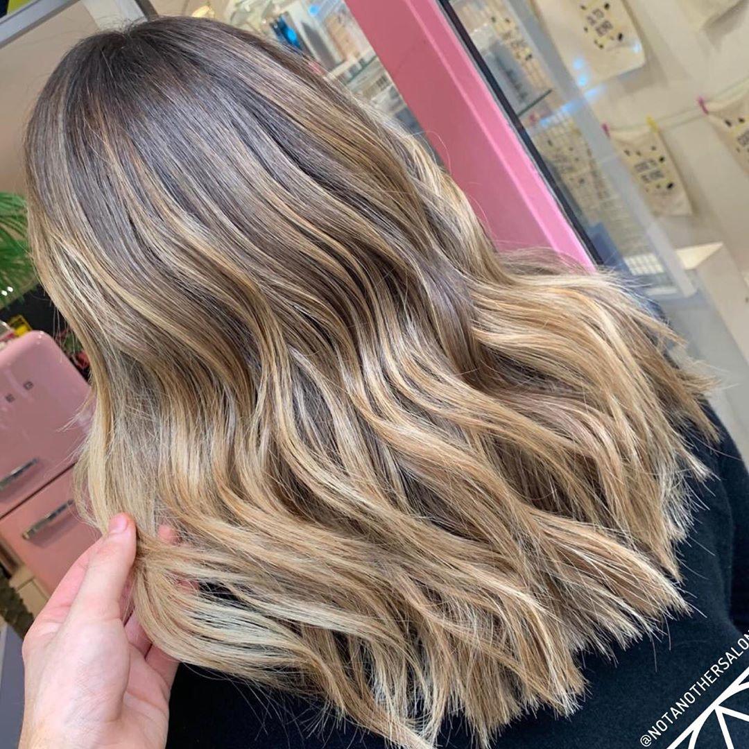 capelli biondi sfumati