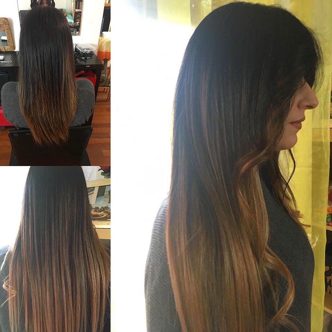 Allungamento e infoltimento chioma con extension a cheratina