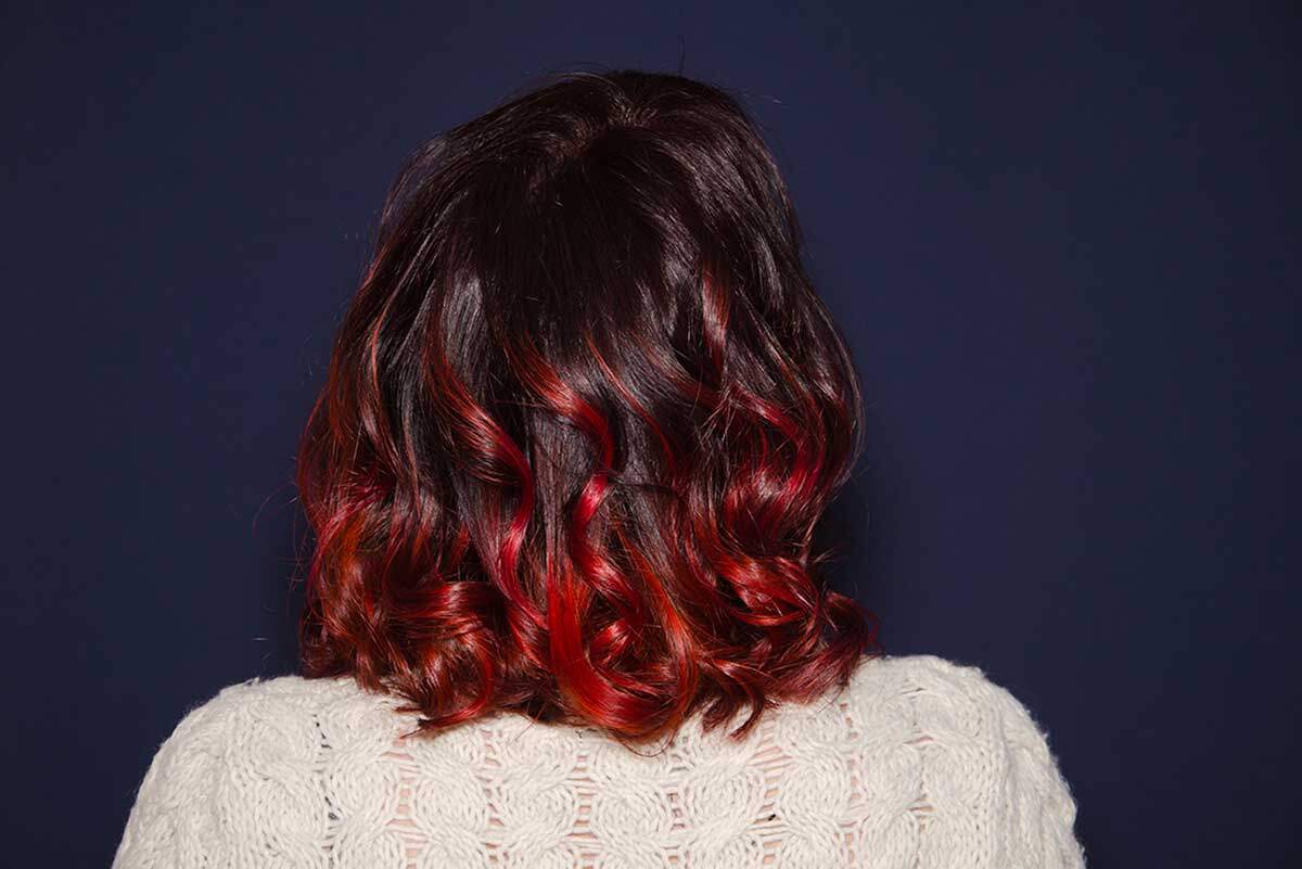 Shatush rosso