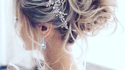 chignon morbido per un look da sposa