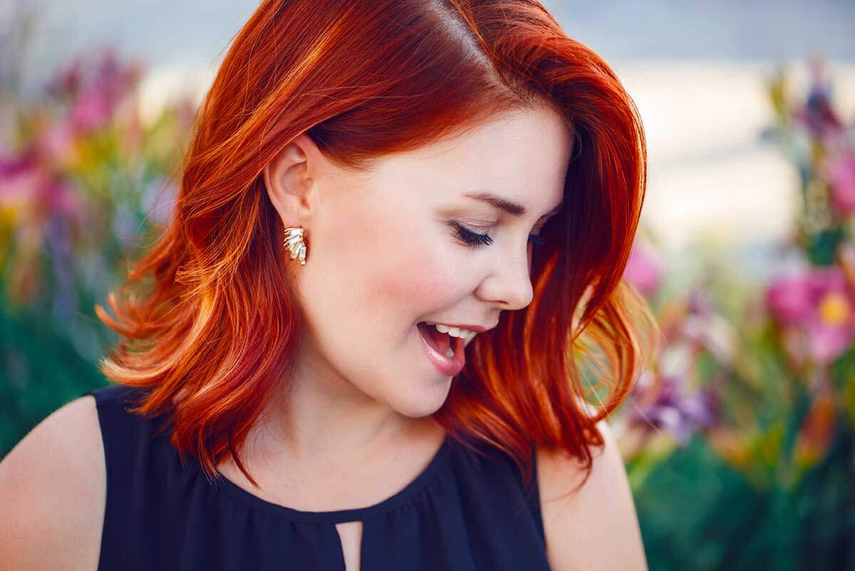 Balayage rosso sfumature