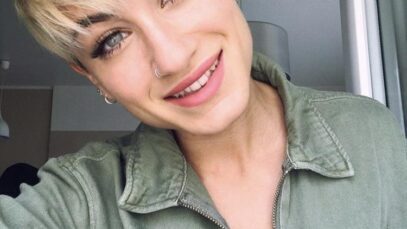 Pixie cut cortissimo con ombre hair biondo